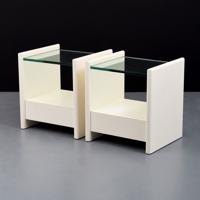 Pair of Karl Springer Nightstands , Side Tables - Sold for $2,625 on 04-23-2022 (Lot 25).jpg